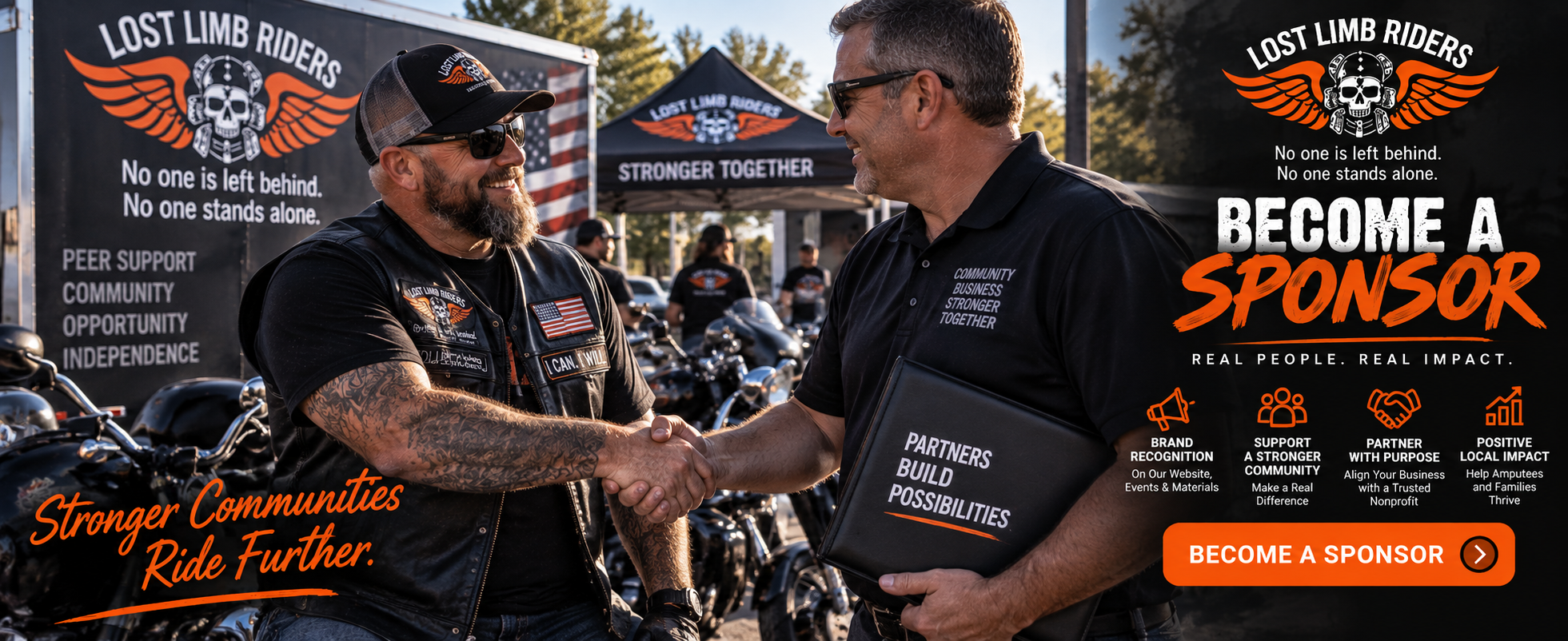 Lost Limb Riders Become a Sponsor
